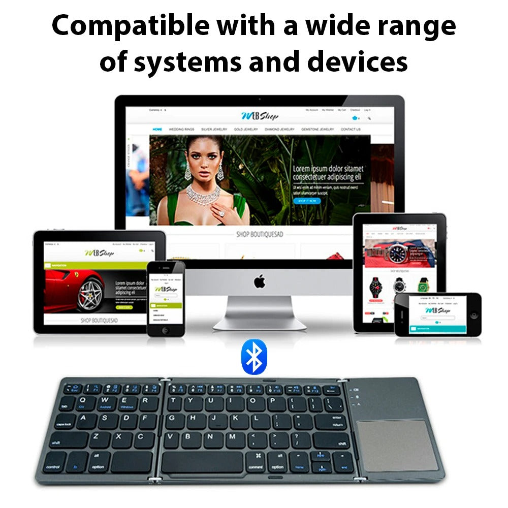 Foldable Bluetooth Keyboard